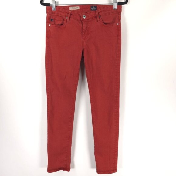 AG ADRIANO GOLDSCHMIED The‎ Stevie Ankle Slim Straight Leg Jeans USA🇺🇸MADE 28R - Picture 1 of 12